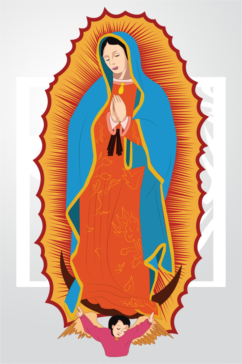 La Virgen de Guadalupe Digital Art